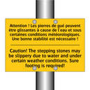 Attention ! Les pierres de gué  /.../ - Caution! The stepping stones may  /.../