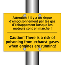 Attention ! Il y a un risque d'empoisonnement  /.../ - Caution! There is a risk of poisoning  /.../