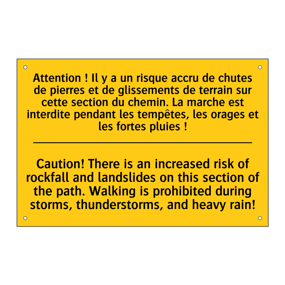 Attention ! Il y a un risque accru  /.../ - Caution! There is an increased  /.../
