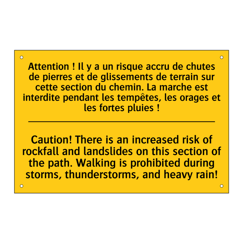 Attention ! Il y a un risque accru  /.../ - Caution! There is an increased  /.../