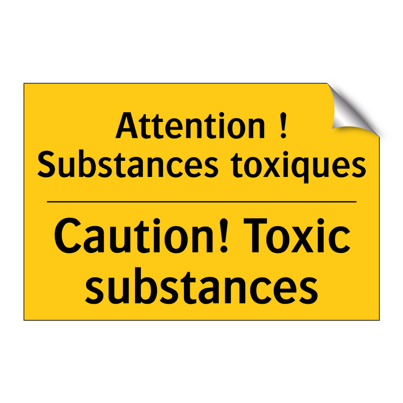 Attention ! Substances toxiques /.../ - Caution! Toxic substances