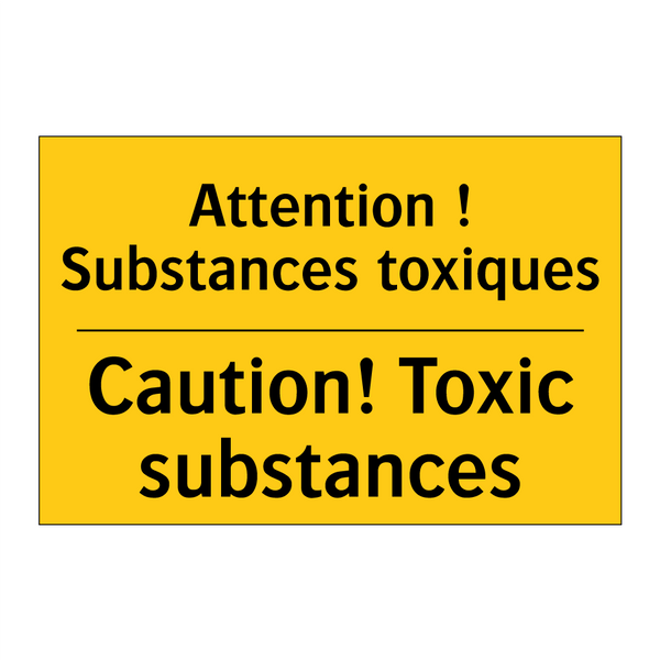 Attention ! Substances toxiques /.../ - Caution! Toxic substances
