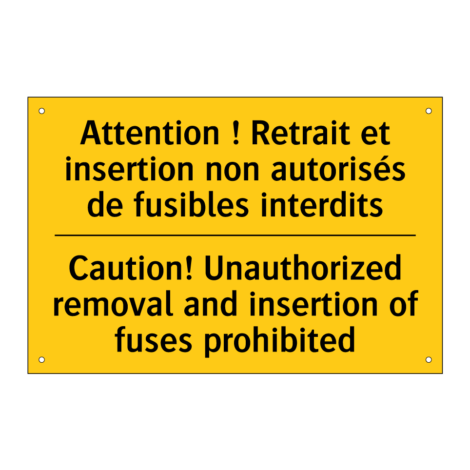 Attention ! Retrait et insertion  /.../ - Caution! Unauthorized removal  /.../