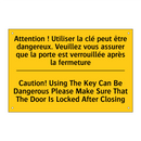 Attention ! Utiliser la clé peut  /.../ - Caution! Using The Key Can Be  /.../