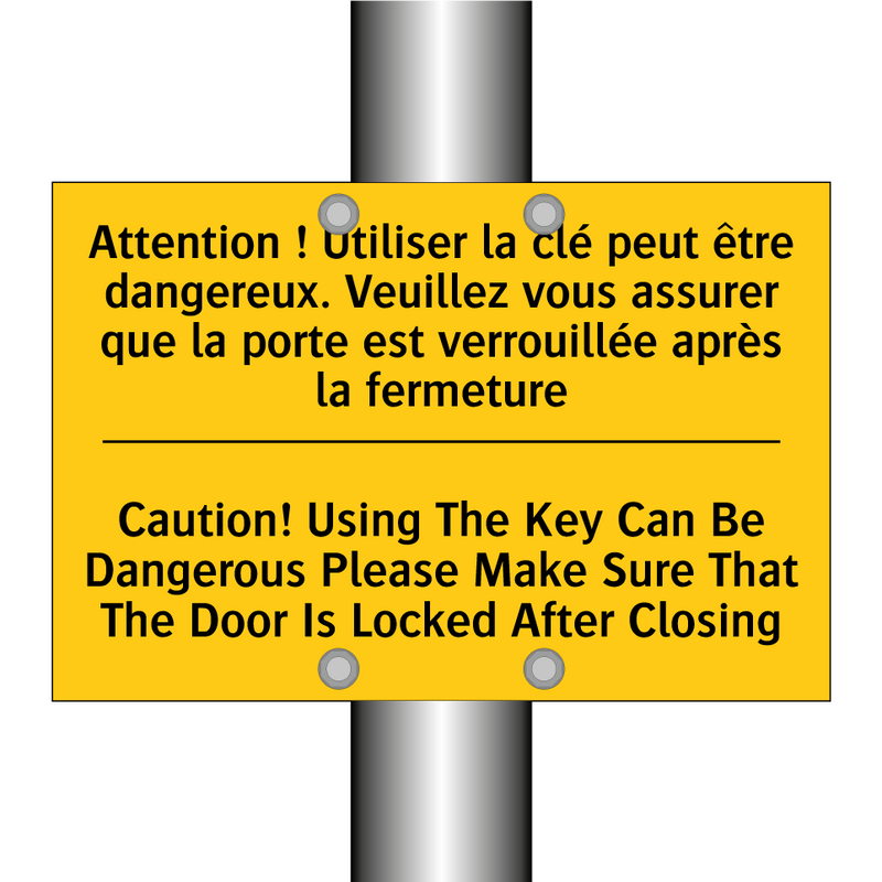 Attention ! Utiliser la clé peut  /.../ - Caution! Using The Key Can Be  /.../