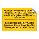 Attention ! Utiliser la clé peut  /.../ - Caution! Using The Key Can Be  /.../