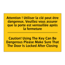 Attention ! Utiliser la clé peut  /.../ - Caution! Using The Key Can Be  /.../
