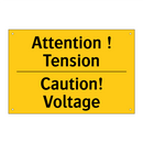 Attention ! Tension - Caution! Voltage