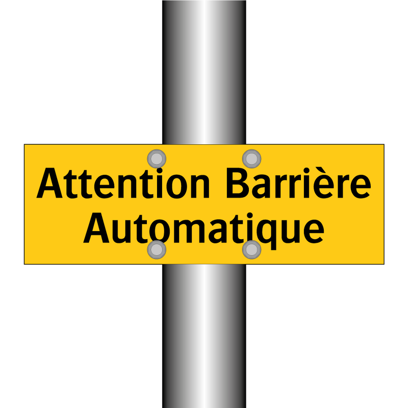 Attention Barrière Automatique