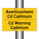 Avertissement Cd Cadmium - Cd Warning Cadmium