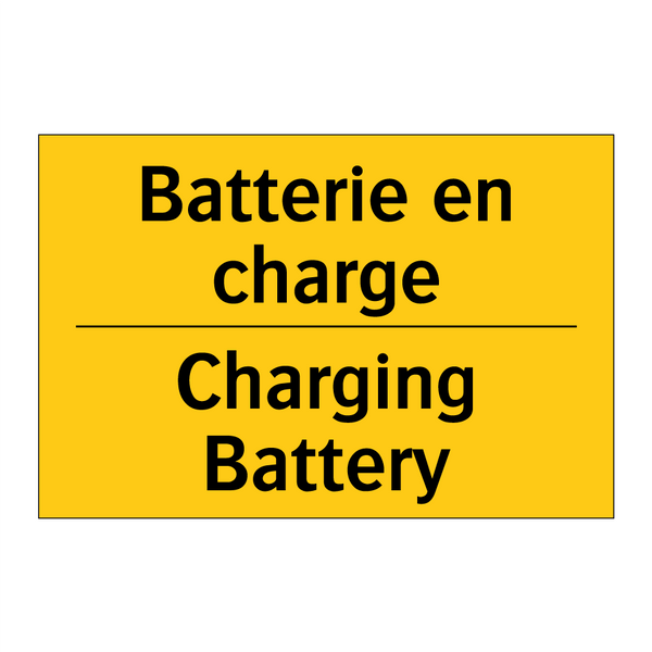 Batterie en charge - Charging Battery