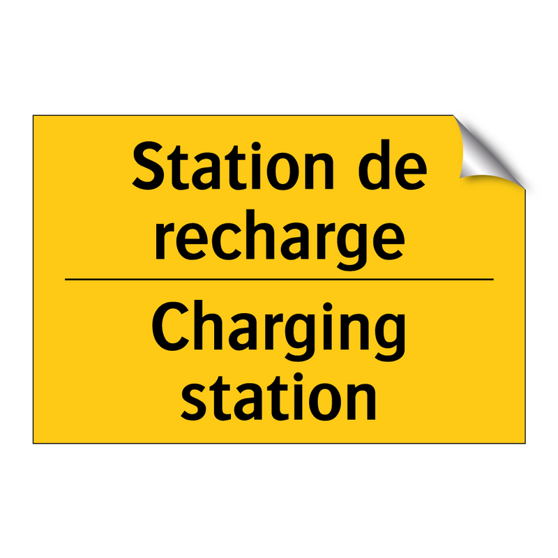 Station de recharge - Charging station