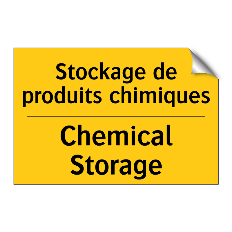 Stockage de produits chimiques - Chemical Storage