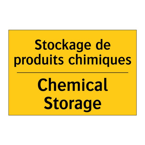 Stockage de produits chimiques - Chemical Storage