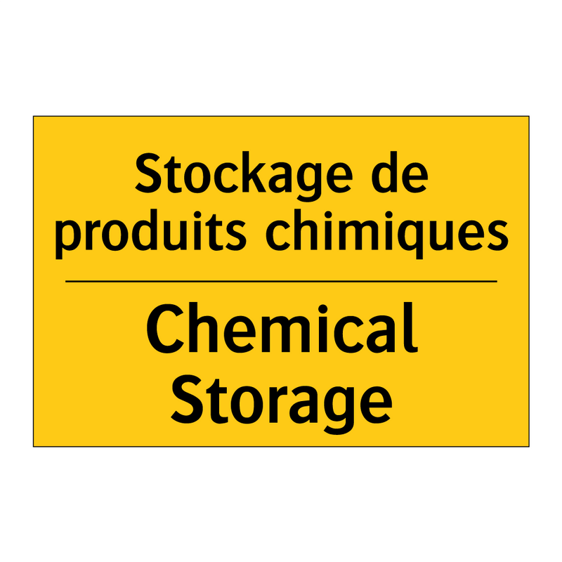 Stockage de produits chimiques - Chemical Storage