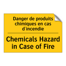 Danger de produits chimiques en  /.../ - Chemicals Hazard in Case of Fire /.../