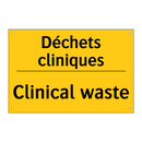 Déchets cliniques - Clinical waste