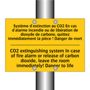 Système d'extinction au CO2 En  /.../ - CO2 extinguishing system In case  /.../