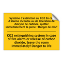 Système d'extinction au CO2 En  /.../ - CO2 extinguishing system In case  /.../