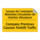 Locaux de l'entreprise Attention  /.../ - Company Premises Caution Forklift  /.../