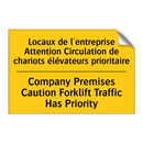 Locaux de l'entreprise Attention  /.../ - Company Premises Caution Forklift  /.../
