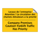 Locaux de l'entreprise Attention  /.../ - Company Premises Caution! Forklift  /.../