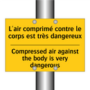 L'air comprimé contre le corps  /.../ - Compressed air against the body  /.../