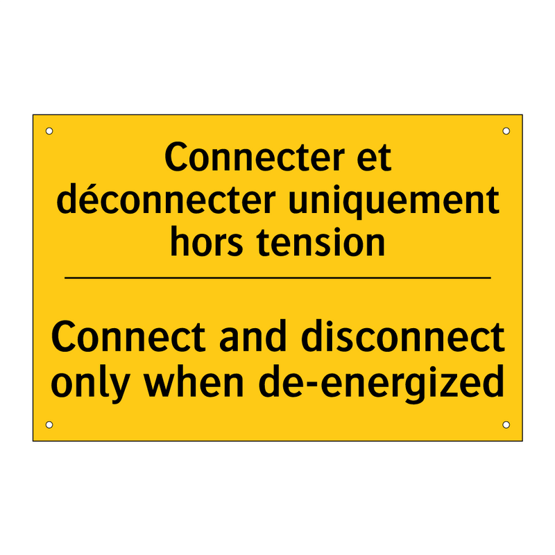 Connecter et déconnecter uniquement  /.../ - Connect and disconnect only when  /.../
