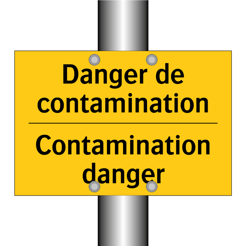 Danger de contamination - Contamination danger