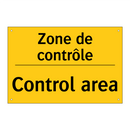 Zone de contrôle - Control area