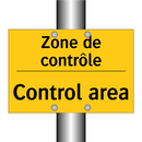 Zone de contrôle - Control area