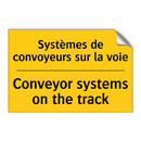 Systèmes de convoyeurs sur la  /.../ - Conveyor systems on the track