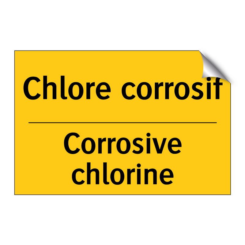 Chlore corrosif - Corrosive chlorine