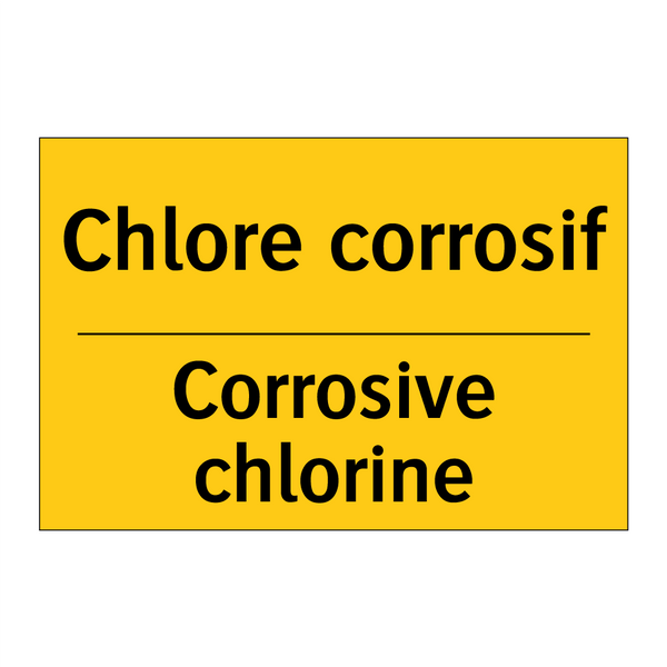 Chlore corrosif - Corrosive chlorine