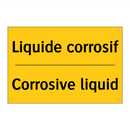 Liquide corrosif - Corrosive liquid