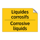 Liquides corrosifs - Corrosive liquids