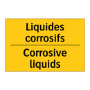 Liquides corrosifs - Corrosive liquids