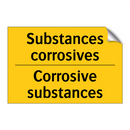 Substances corrosives - Corrosive substances