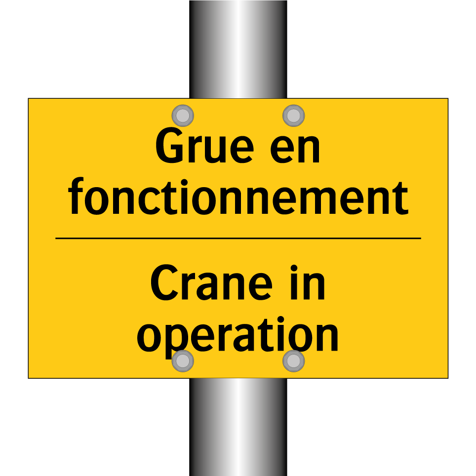 Grue en fonctionnement - Crane in operation