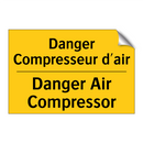 Danger Compresseur d'air - Danger Air Compressor