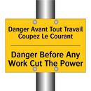 Danger Avant Tout Travail Coupez  /.../ - Danger Before Any Work Cut The  /.../