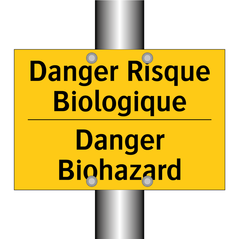 Danger Risque Biologique - Danger Biohazard