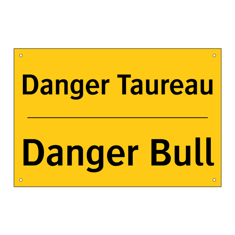 Danger Taureau - Danger Bull