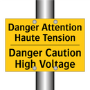 Danger Attention Haute Tension - Danger Caution High Voltage