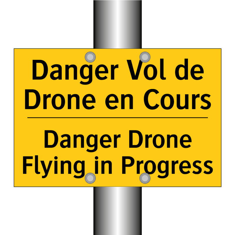 Danger Vol de Drone en Cours - Danger Drone Flying in Progress /.../
