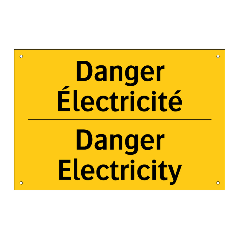 Danger Électricité - Danger Electricity