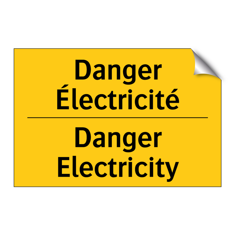 Danger Électricité - Danger Electricity