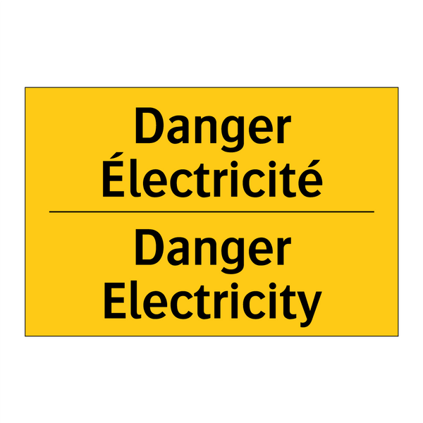 Danger Électricité - Danger Electricity