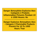 Danger Atmosphère Explosive Atex  /.../ - Danger Explosive Atmosphere Atex  /.../