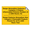 Danger Atmosphère Explosive Atex  /.../ - Danger Explosive Atmosphere Atex  /.../